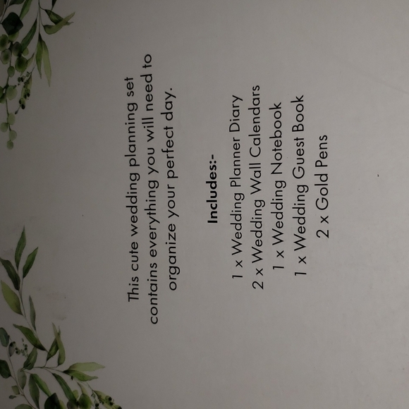 Wedding planner set - Picture 7 of 7